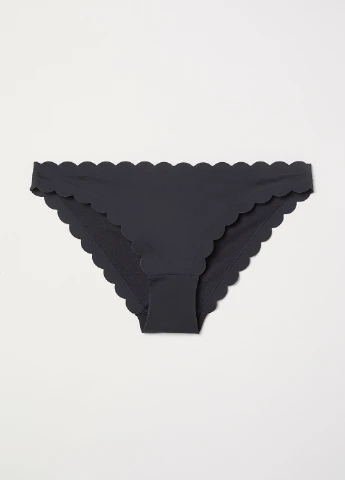 Черные купальные трусики-плавки однотонные H&M