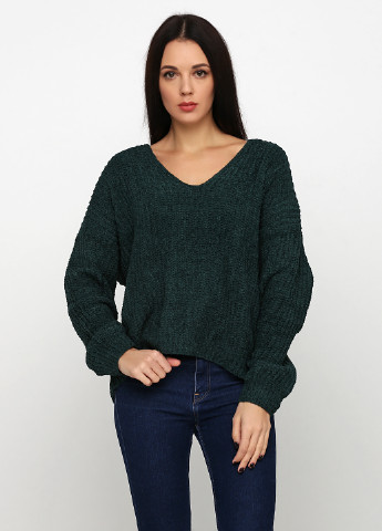 Изумрудный демисезонный пуловер пуловер CHD