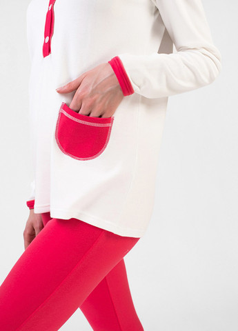 Рожева всесезон піжама (лонгслів, легінси) лонгслів + легінси Ogham