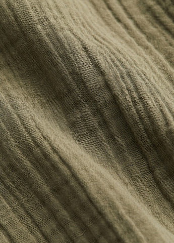 Оливкова (хакі) кежуал сукня оверсайз H&M однотонна