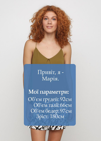 Оливкова блуза H&M