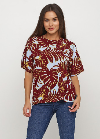 Бордовая блуза H&M