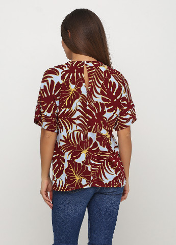 Бордовая блуза H&M
