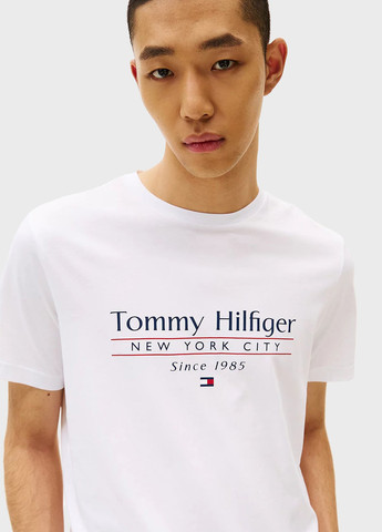 Біла футболка Tommy Hilfiger