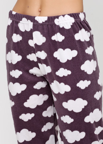 Фіолетова всесезон піжама (лонгслів, брюки) лонгслив + брюки Fawn