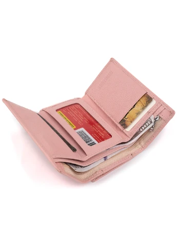 Жіночий шкіряний гаманець 12х7,5х2,5 см st leather (252127757)