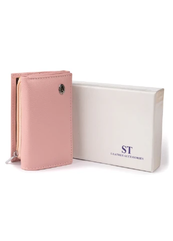 Жіночий шкіряний гаманець 12х7,5х2,5 см st leather (252127757)