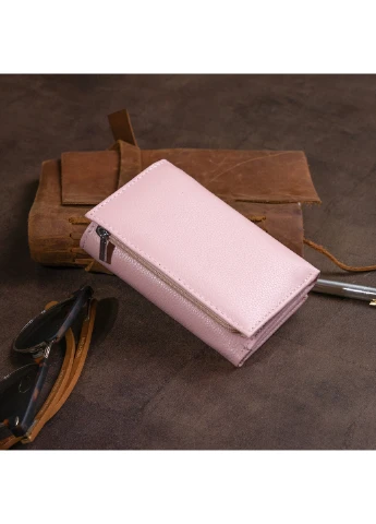 Жіночий шкіряний гаманець 12х7,5х2,5 см st leather (252127757)