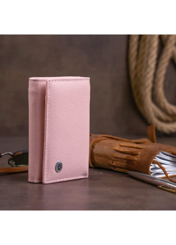 Жіночий шкіряний гаманець 12х7,5х2,5 см st leather (252127757)