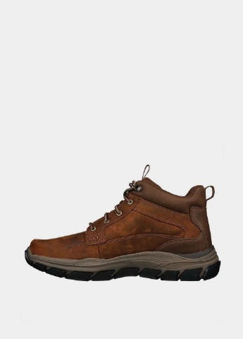 Коричневые осенние ботинки Skechers