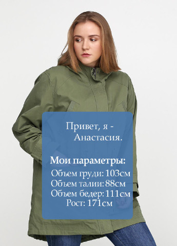 Оливковая (хаки) демисезонная куртка Asos