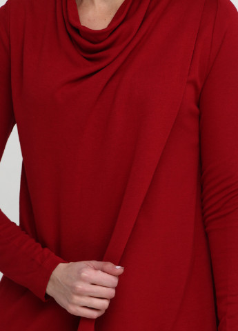 Темно-красное кэжуал платье Cos однотонное