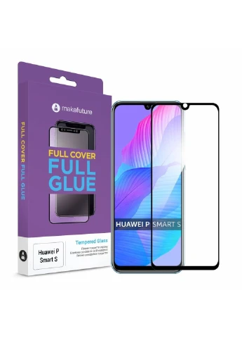 Стекло защитное Huawei P Smart S Full Cover Full Glue (MGF-HUPSS) MakeFuture (252369992)
