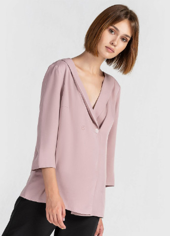 Розово-лиловая летняя блуза Vovk