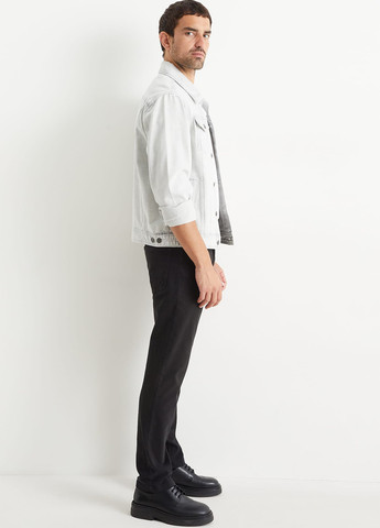 Черные кэжуал демисезонные зауженные брюки C&A