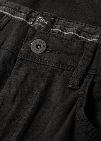 Черные кэжуал демисезонные зауженные брюки C&A