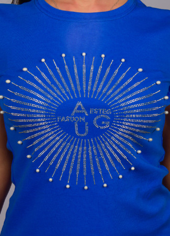 Синяя летняя футболка CAGL