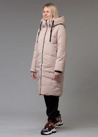 Бежевый зимний Пуховик Towmy