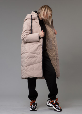 Бежевый зимний Пуховик Towmy