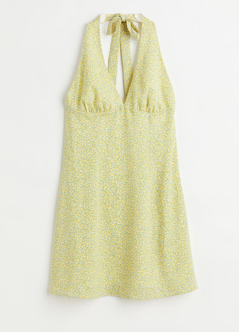 Жовтий кежуал сукня H&M з квітковим принтом