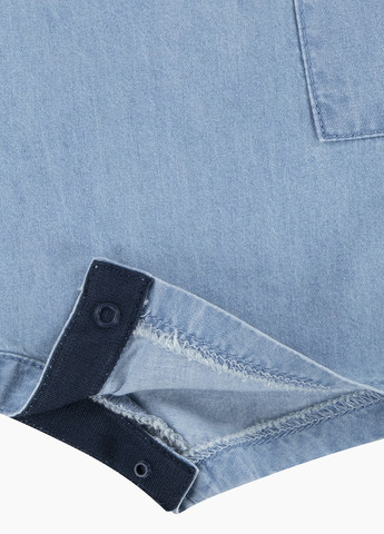 Блакитний демісезонний комплект (пісочник, панама) Levi's