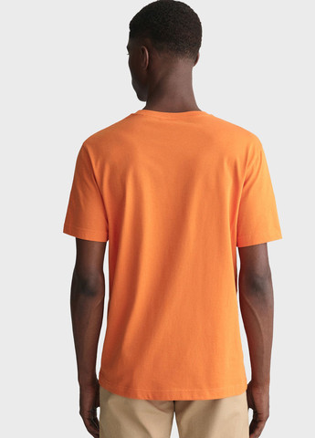 Оранжевая футболка Gant