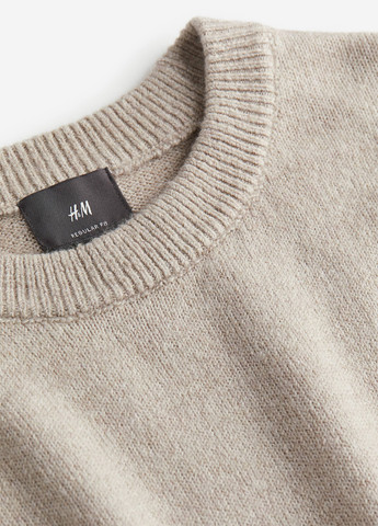 Бежевый демисезонный джемпер джемпер H&M