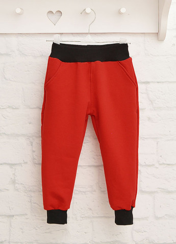 Красные кэжуал демисезонные джоггеры брюки Blanka