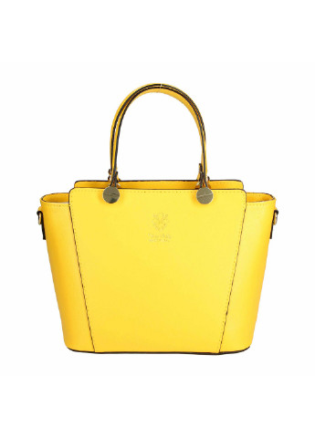 Сумка Italian Bags однотонная жёлтая деловая