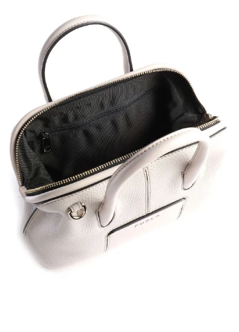 Женская кожанная сумка WB00467BX0238GDJ00 Молочная Furla NINFA S BOSTON BAG (252863954)