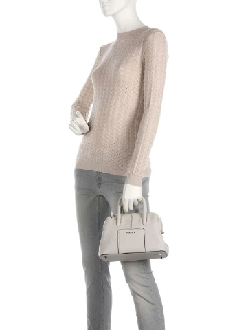 Женская кожанная сумка WB00467BX0238GDJ00 Молочная Furla NINFA S BOSTON BAG (252863954)