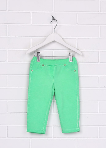 Кислотно-зеленые кэжуал демисезонные зауженные брюки So Twee