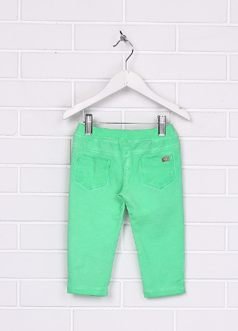 Кислотно-зеленые кэжуал демисезонные зауженные брюки So Twee