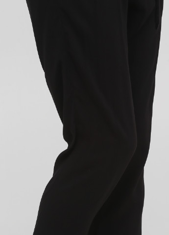 Черные кэжуал демисезонные укороченные, каррот брюки PDK