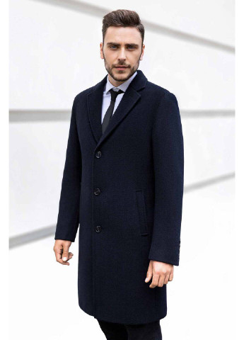 Темно-синее демисезонное Пальто Sun's House