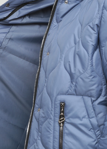 Темно-блакитна демісезонна куртка Eva Classic
