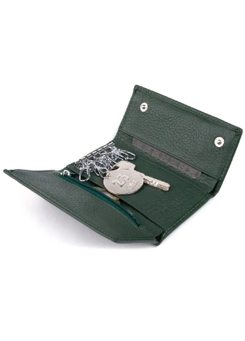 Жіночий шкіряний гаманець-ключниця 12,3х7,3х1 см st leather (252128694)