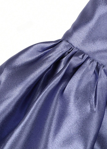 Синя кежуал сукня зі шлейфом SHEIN однотонна