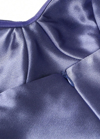 Синя кежуал сукня зі шлейфом SHEIN однотонна