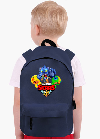 Детский рюкзак Леон Вовк Бравл Старс (Leon Werewolf Brawl Stars) (9263-1702) MobiPrint (217075366)