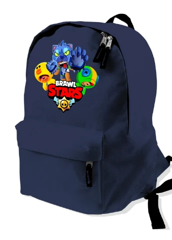 Детский рюкзак Леон Вовк Бравл Старс (Leon Werewolf Brawl Stars) (9263-1702) MobiPrint (217075366)
