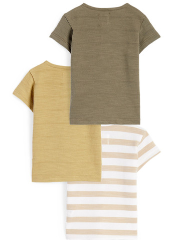 Комбинированная летняя футболка (3 шт.) C&A