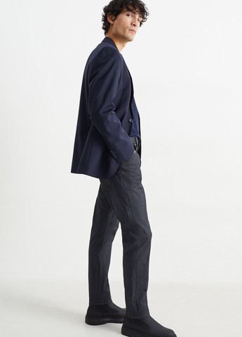 Темно-синие демисезонные скинни джинсы C&A