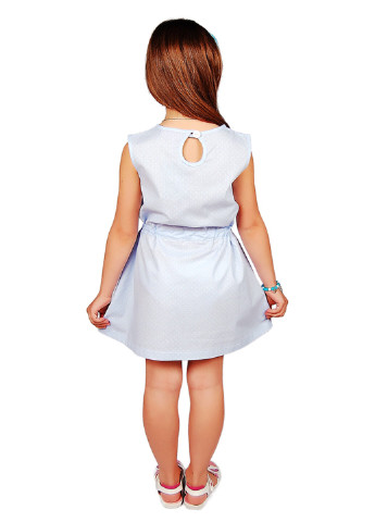 Голубое кэжуал платье короткое Kids Couture
