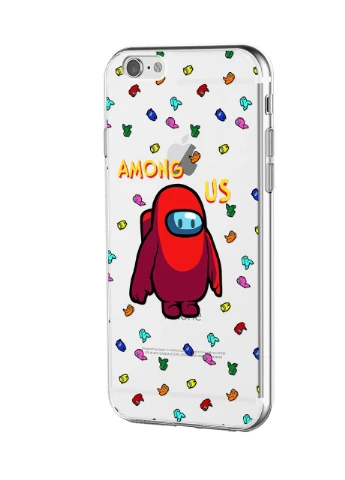 Чохол силіконовий Apple Iphone 11 Амонг Ас Червоний (Among Us Red) (9230-2411) MobiPrint (219566071)