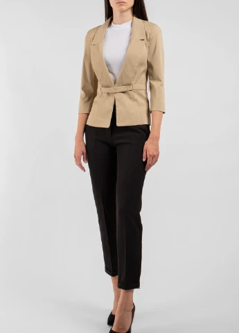 Бежевий бавовняний жакет Max Mara (241699454)