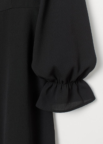 Чорна кежуал сукня кльош H&M