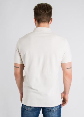 Белая футболка-поло для мужчин Just Cavalli однотонная