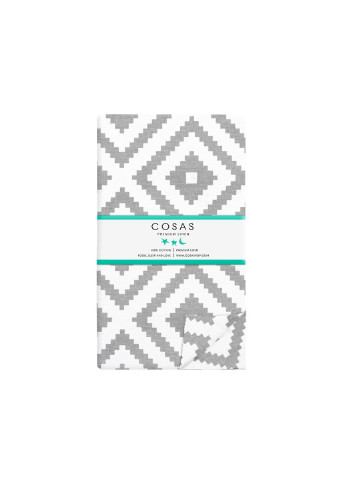 Подростковое постельно бельё ORNAMENT GREY ROSE (пододеяльник 160х220 см, наволочка 50х70 см, простынь 90х200х20 см) Cosas (251801279)