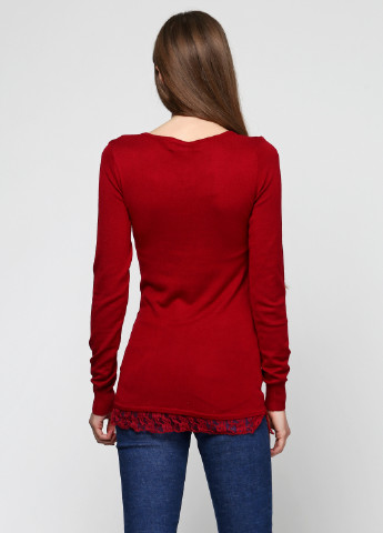 Темно-червоний демісезонний пуловер пуловер Alcott